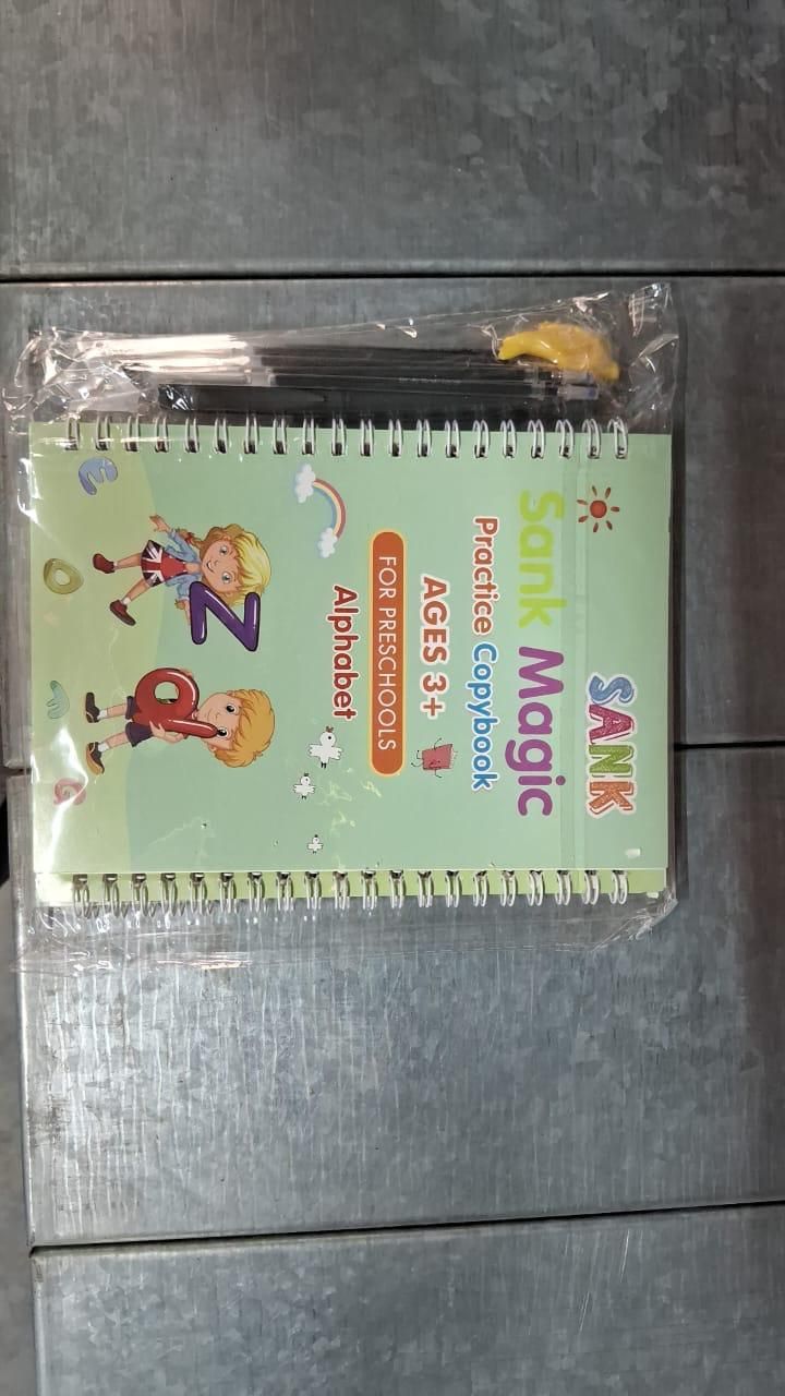 Smart Kids Handwriting Improvement Kit (4 Books + Magic Pen Set)