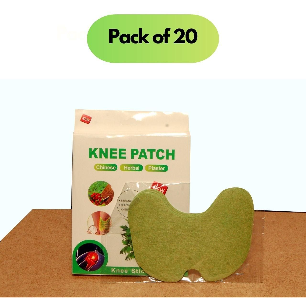 Herbal Knee Patches - (Buy 10 Get 10 Free)- Instant Pain Relief in One Patch 💥👨🏻‍⚕️
