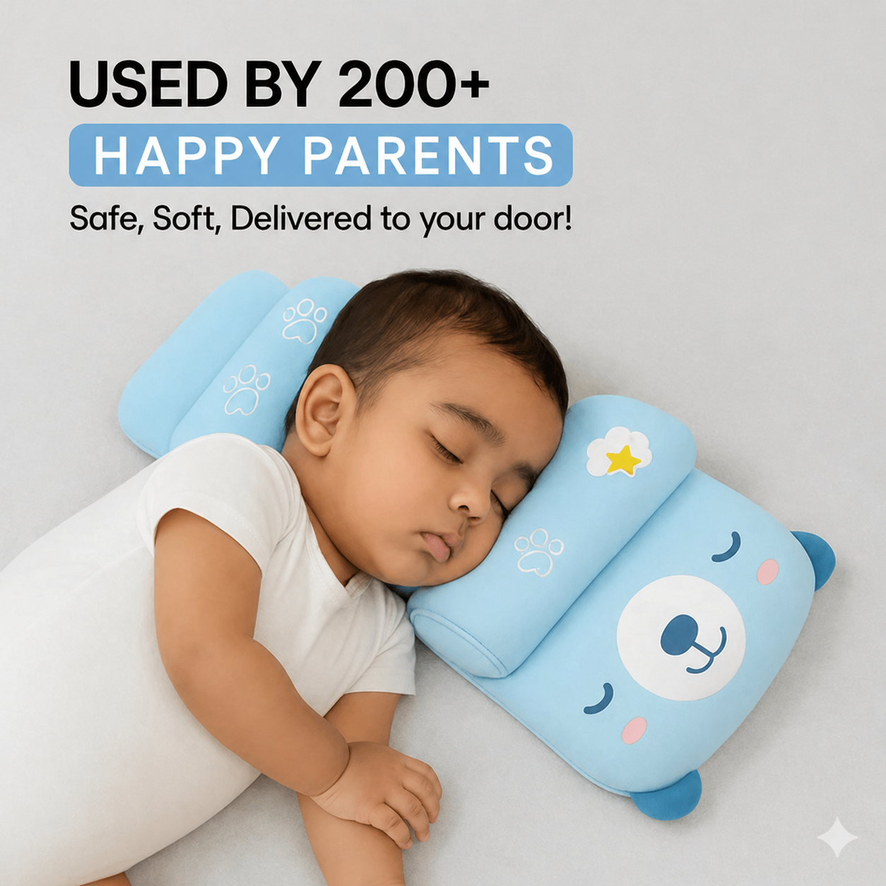 Baby Head Shaping & Protection Pillow