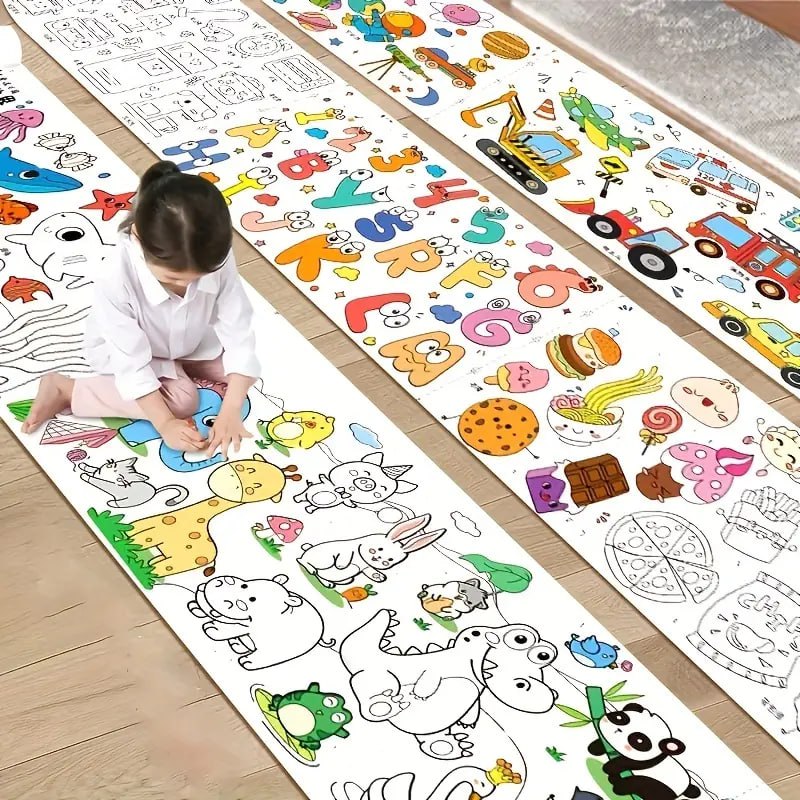 DIY Painting Drawing Paper Roll